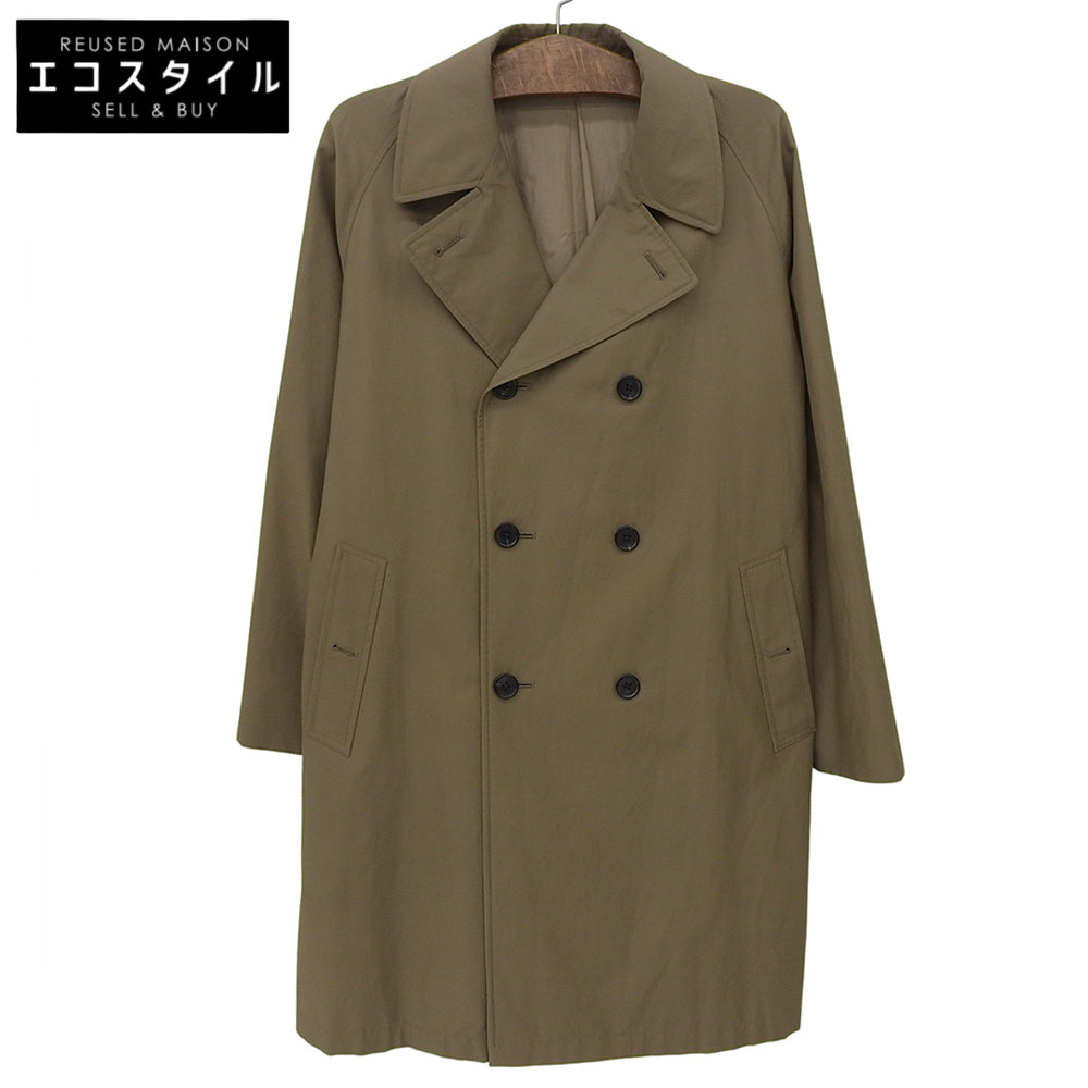UNITED ARROWS 联合阿罗兹 男士半双排扣长款大衣 棕色 48 1125-299-8710 大衣