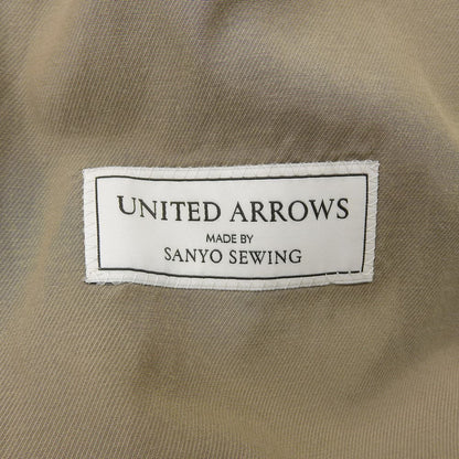 UNITED ARROWS 联合阿罗兹 男士半双排扣长款大衣 棕色 48 1125-299-8710 大衣