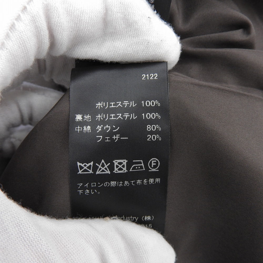 mizuiro ind 水蓝色印度 青果领垂坠感轻薄羽绒服 女士 棕色 外套