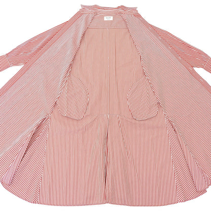 Stripe River Fishtail Shirt Dress Red x White 36 1125106004 Dress 36 Ladies