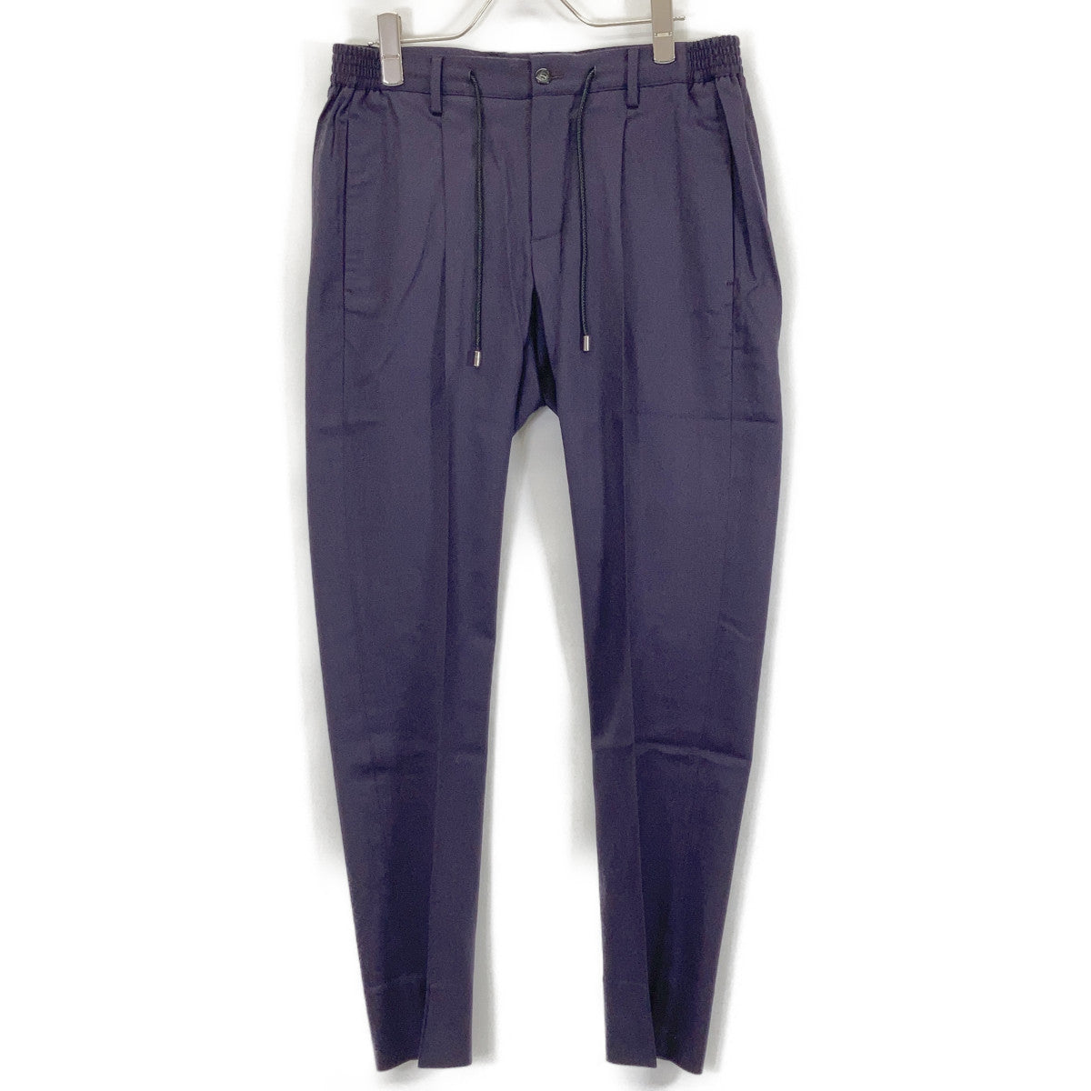 [ring bespoke] A5070A Purple MASACCIO Wool Stretch Saxony 1-Pleat Pants Bottoms 46 Men's