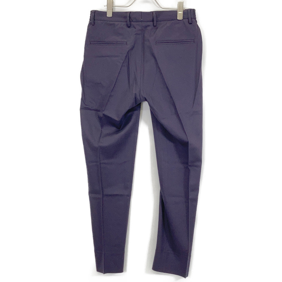 [ring bespoke] A5070A Purple MASACCIO Wool Stretch Saxony 1-Pleat Pants Bottoms 46 Men's