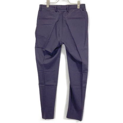 [ring bespoke] A5070A Purple MASACCIO Wool Stretch Saxony 1-Pleat Pants Bottoms 46 Men's
