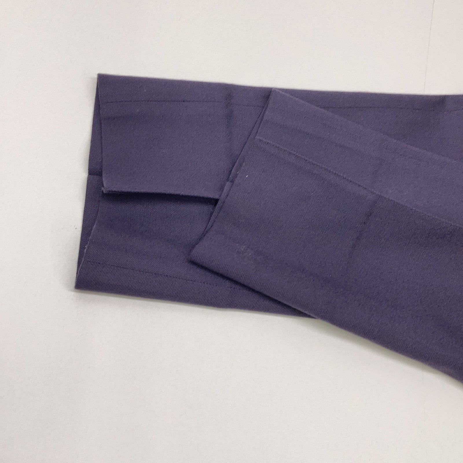 [ring bespoke] A5070A Purple MASACCIO Wool Stretch Saxony 1-Pleat Pants Bottoms 46 Men's