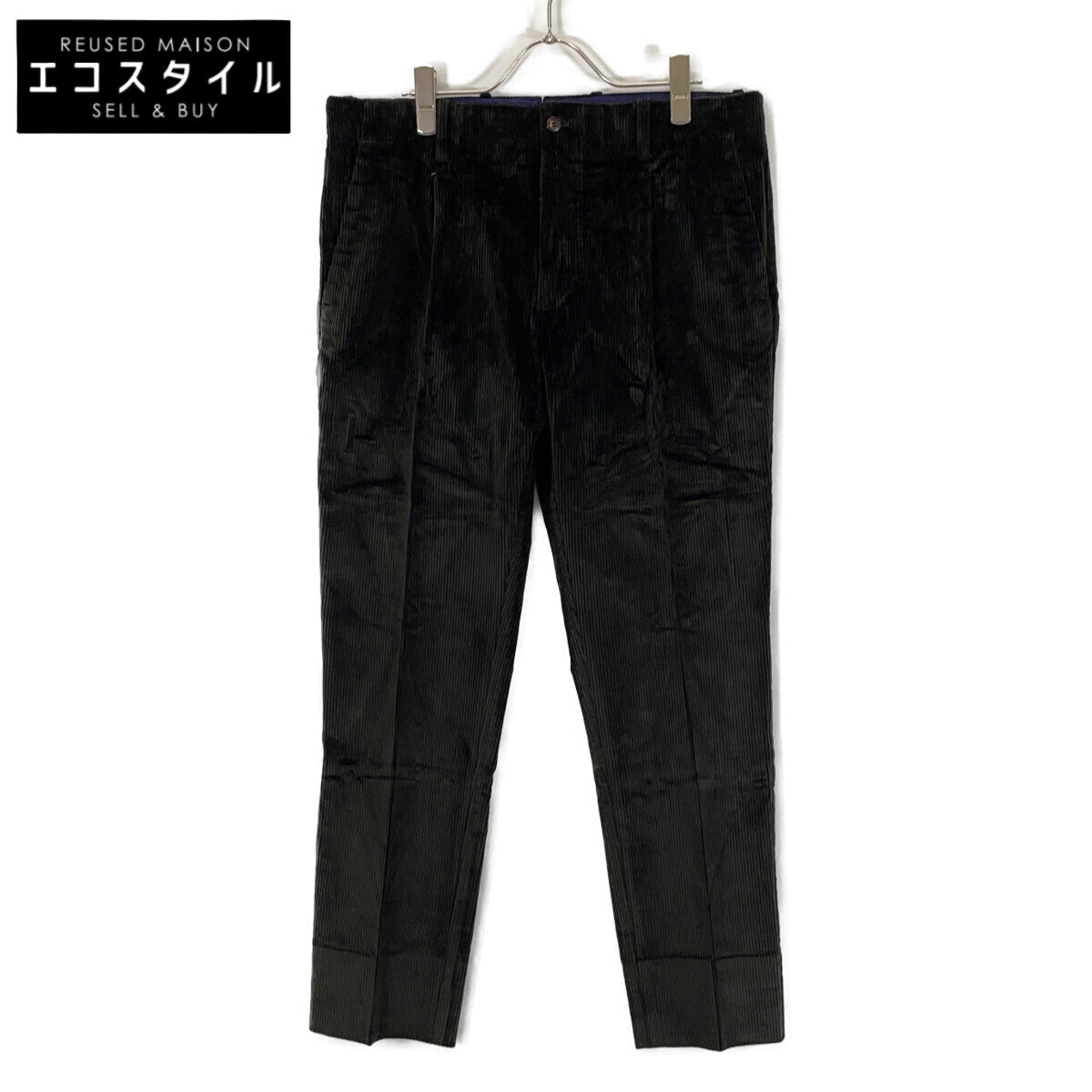 A3606 KHAKI VERDI M CORDUROY TAPERED PANTS Bottoms 46 Men's