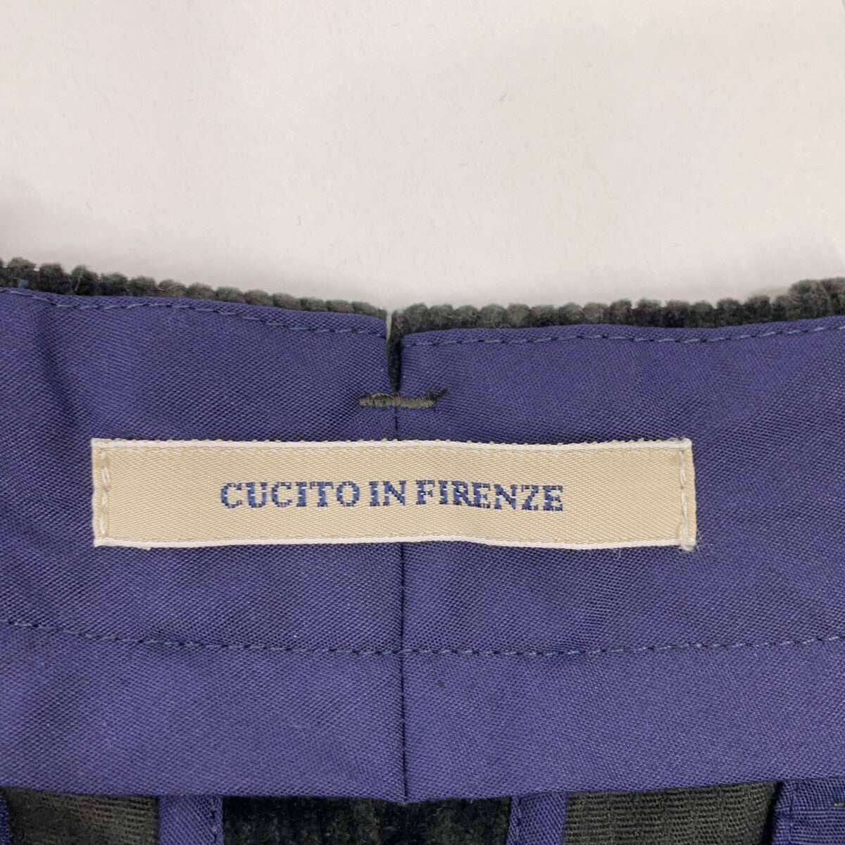 A3606 KHAKI VERDI M CORDUROY TAPERED PANTS Bottoms 46 Men's