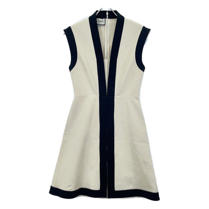 GUCCI 515533 White GG Belt Jersey Sleeveless Dress