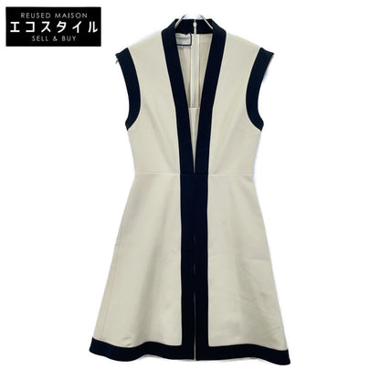 GUCCI 515533 White GG Belt Jersey Sleeveless Dress