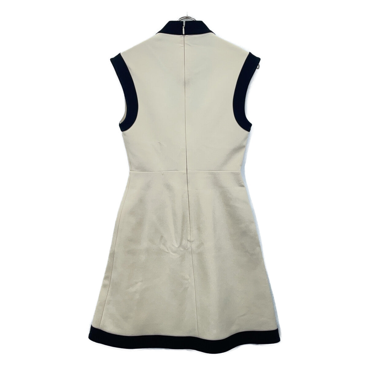 GUCCI 515533 White GG Belt Jersey Sleeveless Dress