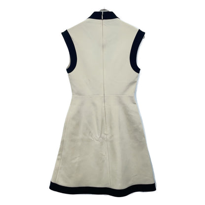 GUCCI 515533 White GG Belt Jersey Sleeveless Dress