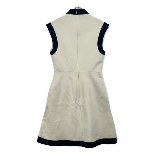 GUCCI 515533 White GG Belt Jersey Sleeveless Dress