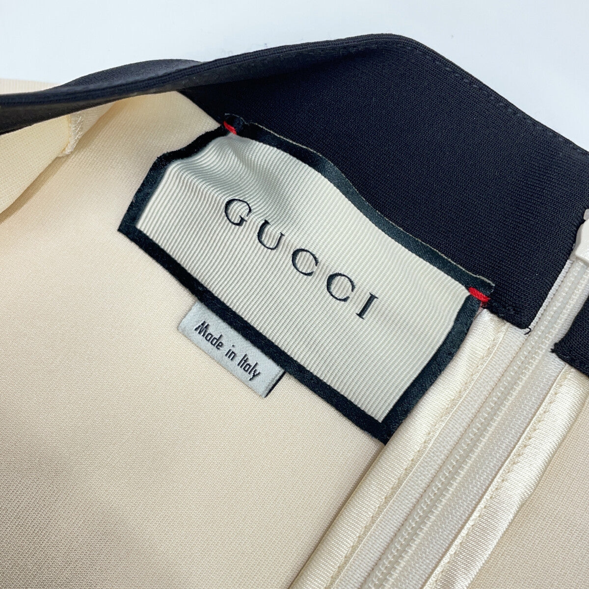 GUCCI 515533 White GG Belt Jersey Sleeveless Dress