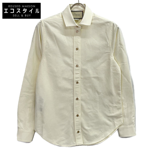 621212 ｱｲﾎﾞﾘｰ ｺｯﾄﾝ ﾛﾝｸﾞｽﾘｰﾌﾞｼｬﾂ トップス 38 レディース