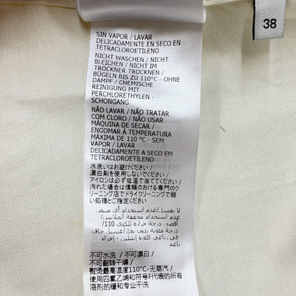 621212 象牙色 纯棉 长袖衬衫 上衣 38 女士