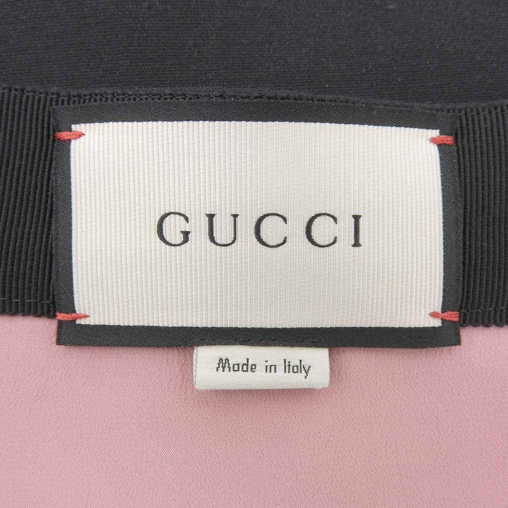 GUCCI Knit Line Frill Mini Skirt Women's Black 36 453892 2016 Skirt