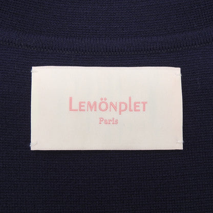 LEMONPLET レモンプレット KNIT RUSIA MINI CARDIGAN 半袖 カーディガン トップス レディース ネイビー ONE SIZE トップス