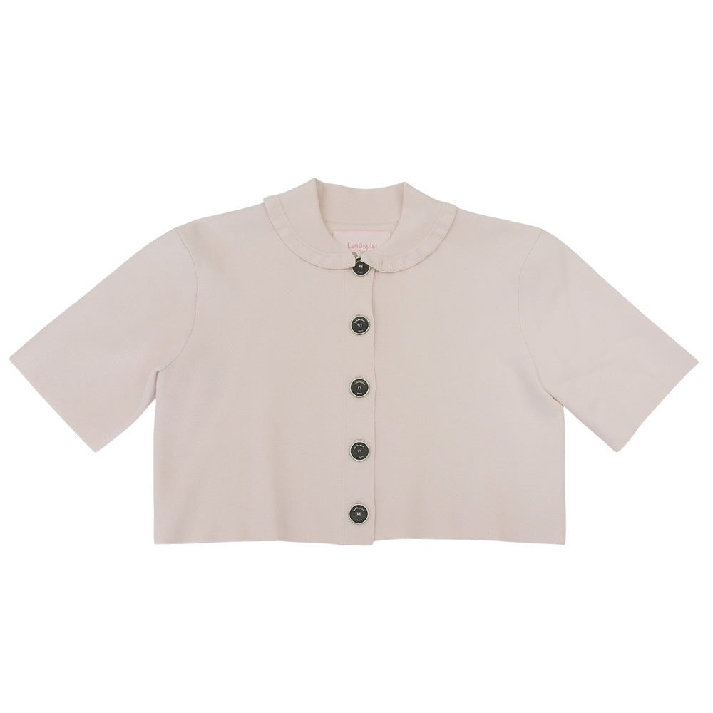 LEMONPLET レモンプレット KNIT RUSIA MINI CARDIGAN カーディガン トップス レディース ベビーピンク ONE SAIZE トップス