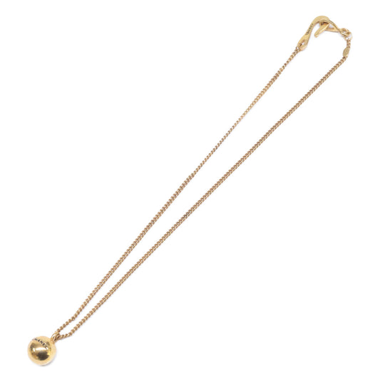 CHANEL 98P Logo Ball Necklace