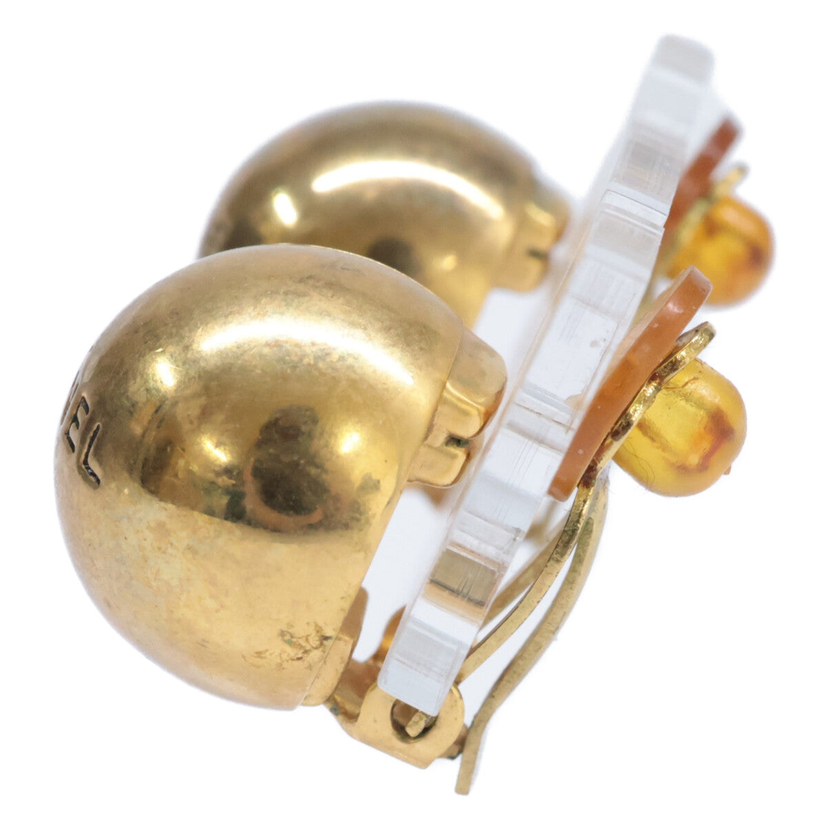 CHANEL シャネル 98P ロゴボール イヤリング