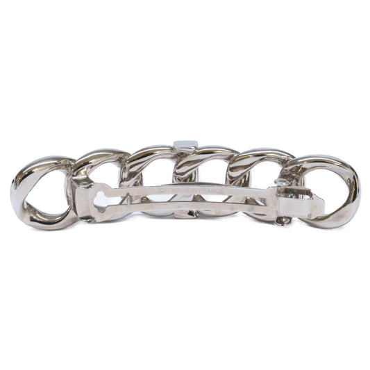 CHANEL 【Excellent Condition】98A Chain Motif Logo Barrette/Hair Accessory