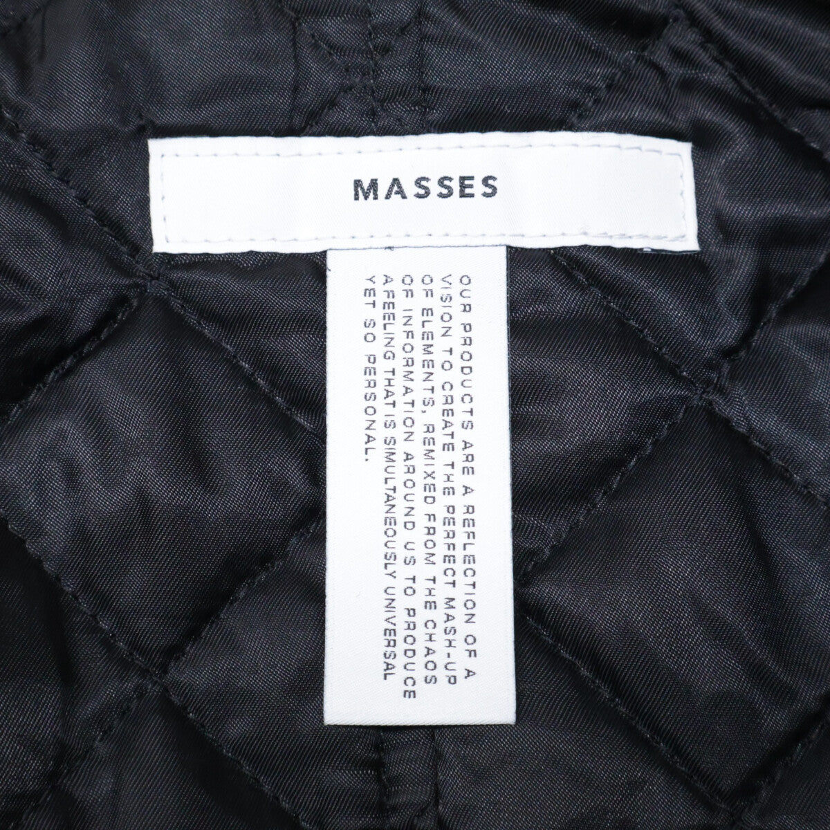 美品 菱格绗缝内衬双排扣P-COAT/P-COAT 外套 S 男士