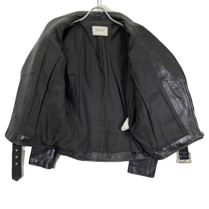 beautifulpeople Beautiful People 1715402811 Black Lambskin Vintage Leather Double Rider Jacket Jacket