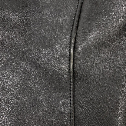 beautifulpeople Beautiful People 1715402811 Black Lambskin Vintage Leather Double Rider Jacket Jacket