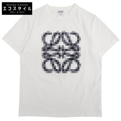 LOEWE ロエベ ピクセル アナグラム Tシャツ トップス レディース ホワイト XS S540Y22X35 トップス