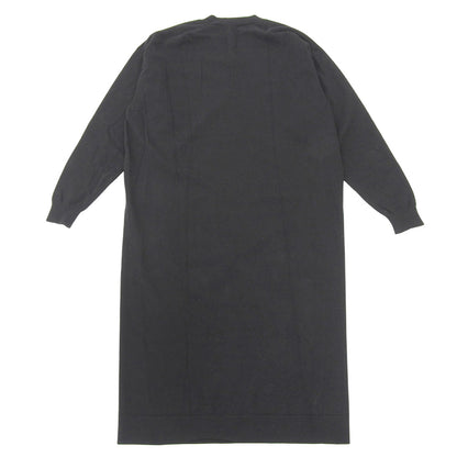 BALENCIAGA 巴黎世家 羊毛 BB标志刺绣 V领针织连衣裙 女士 黑色 S 599890 19年 连衣裙