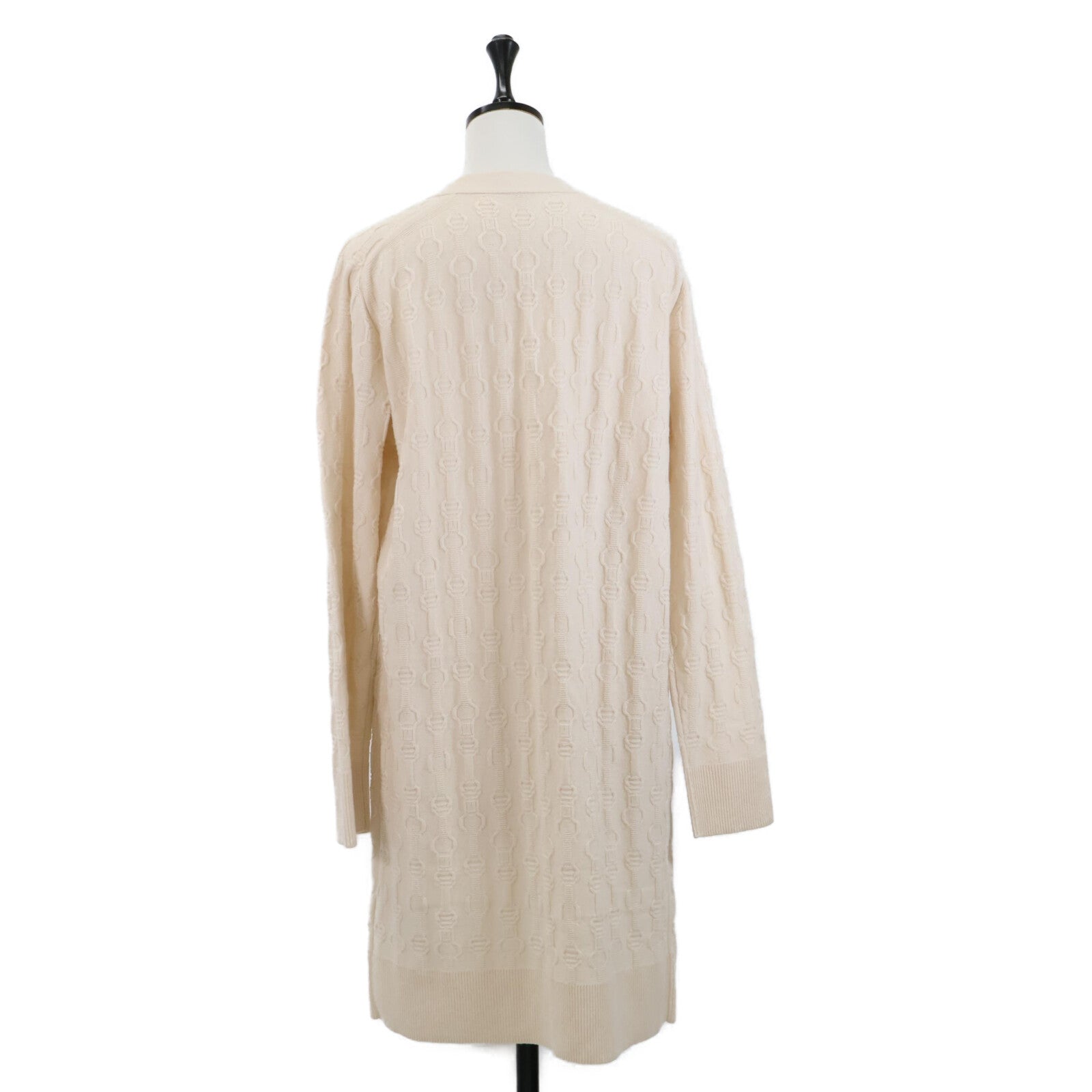 HERMES 【美品/国内正規】Lemaire Era Chaine d'Ancre Design Sellier Button Long Cardigan/Top