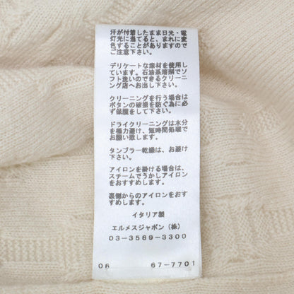 HERMES 【美品/国内正規】Lemaire Era Chaine d'Ancre Design Sellier Button Long Cardigan/Top