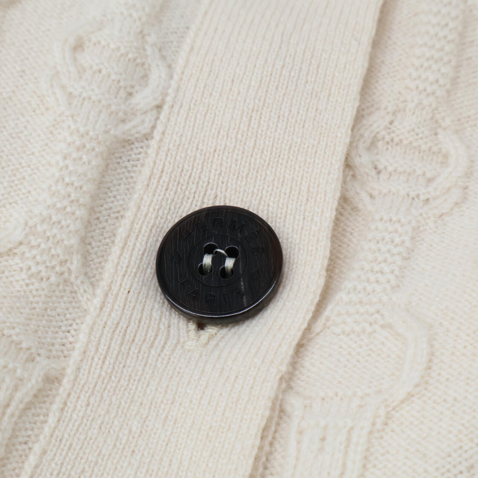 HERMES 【美品/国内正規】Lemaire Era Chaine d'Ancre Design Sellier Button Long Cardigan/Top
