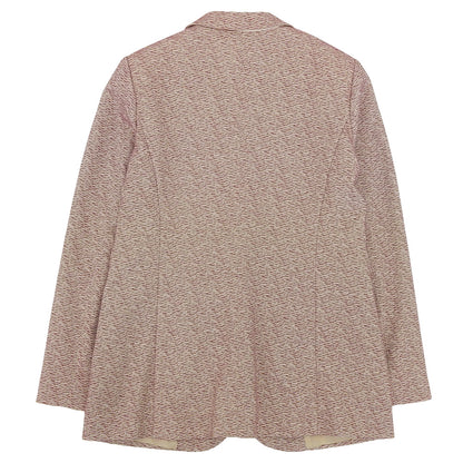 MAX&Co. マックスアンドコー 新品同様 総柄 2Bジャケット レディース レッド 48 7044038003 ジャケット