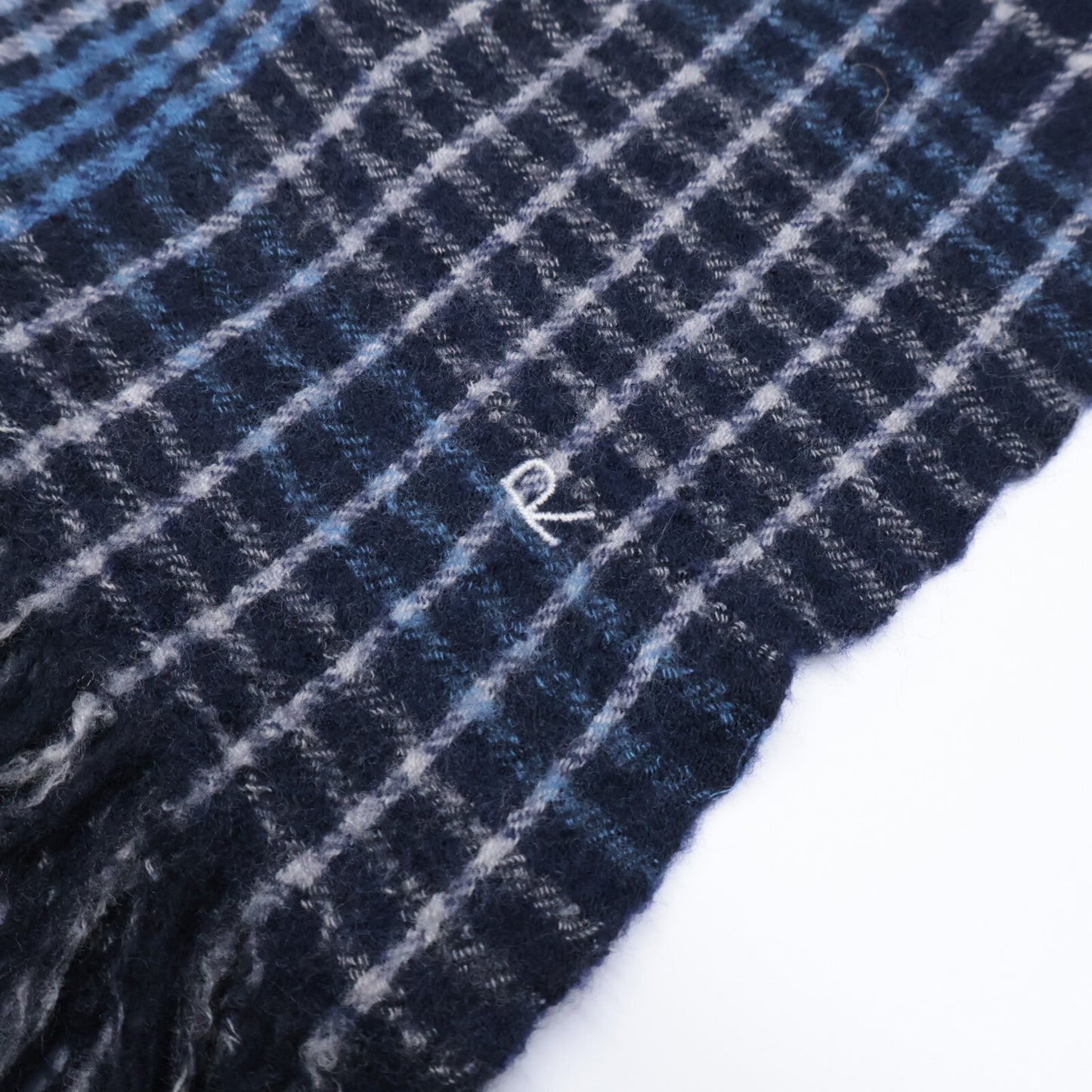 Women's Wool Cashmere Check and Jamdani Stole