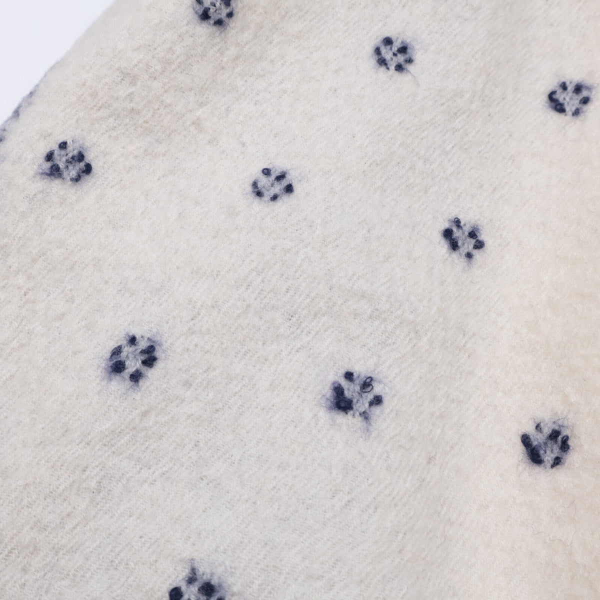 45R Wool-cashmere check and jamdani stole