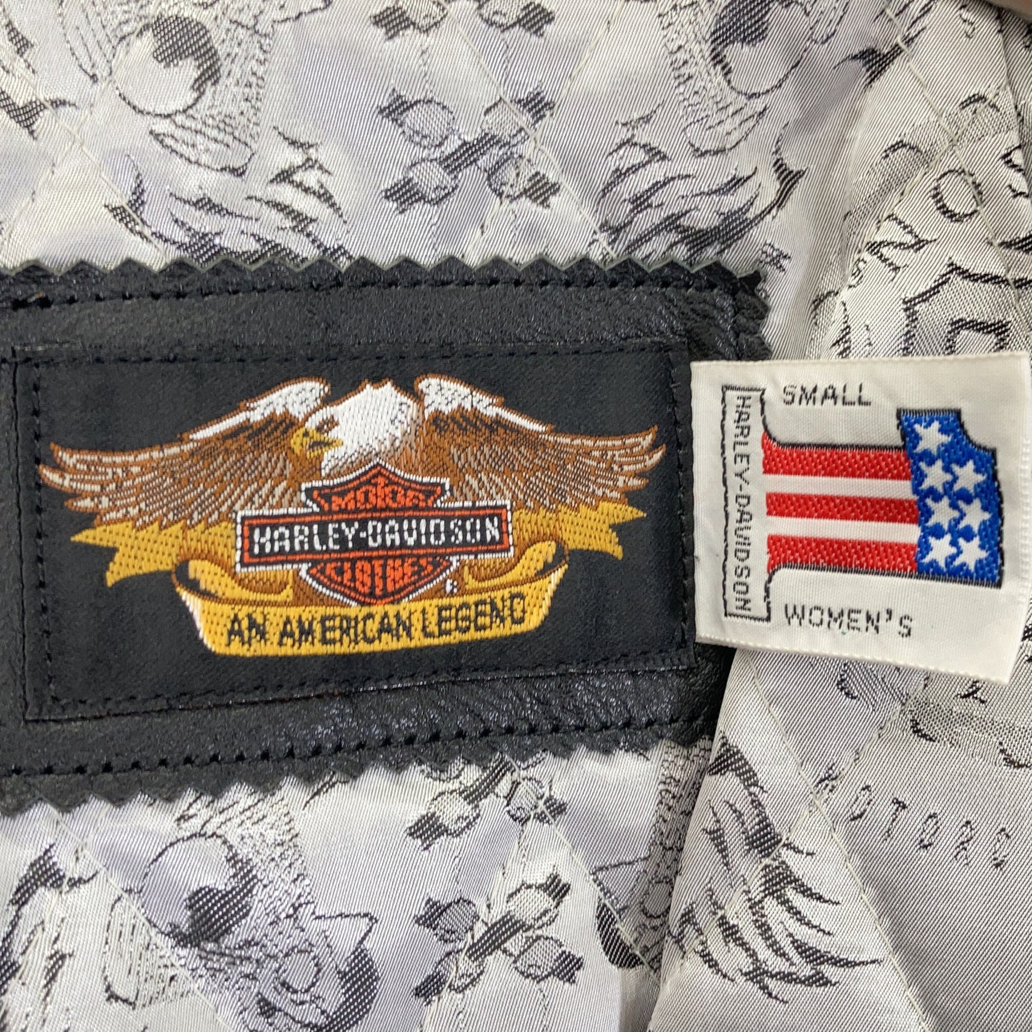HARLEY DAVIDSON ハーレーダビッドソン 9406 ブラック スタッズ装飾 バックエンボスロゴ ベルテッドレザーライダースジャケット ジャケット