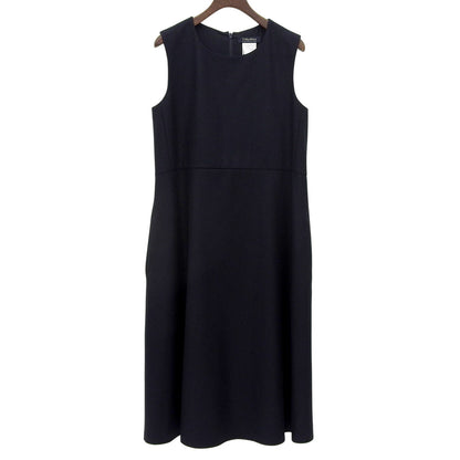 Like New Back Tuck Sleeveless Wool Dress Women's 42 Dress 42 Women's