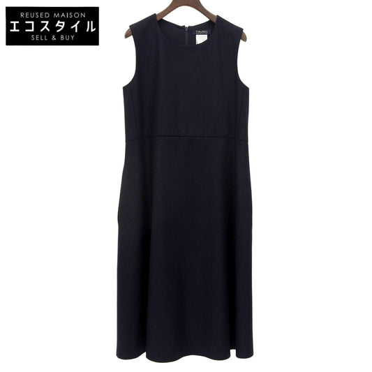 Like New Back Tuck Sleeveless Wool Dress Women's 42 Dress 42 Women's