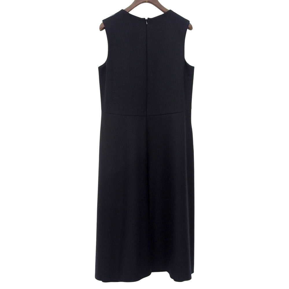 Like New Back Tuck Sleeveless Wool Dress Women's 42 Dress 42 Women's