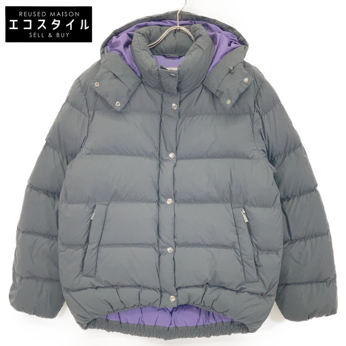 PYRENEX HWS014 Black PLUME2 hooded down jacket Jacket