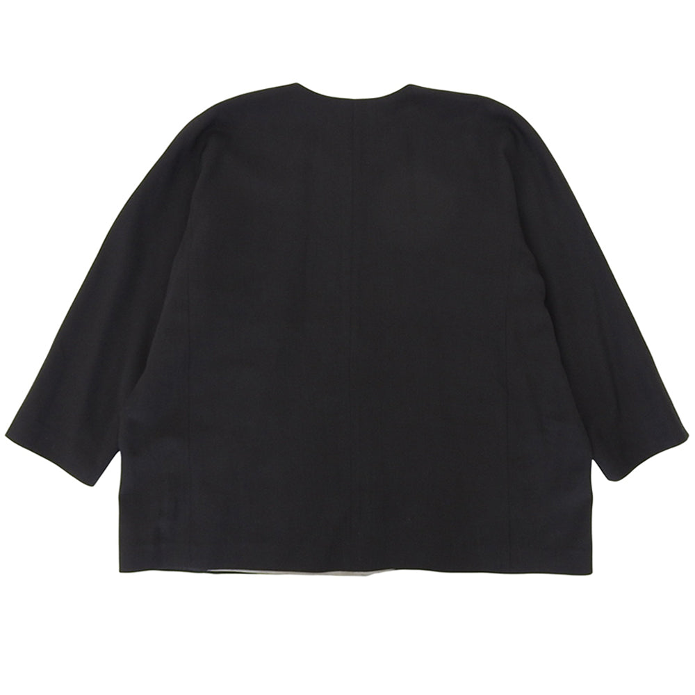 1B Drape Wide Silhouette Jacket for Women, Black, M (Jacket M, Women's)