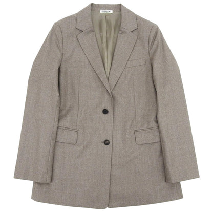 Like New Wool Center Vent 2B Tailored Jacket Women's Beige 38 20-010-500-8020 Jacket 38 Women's