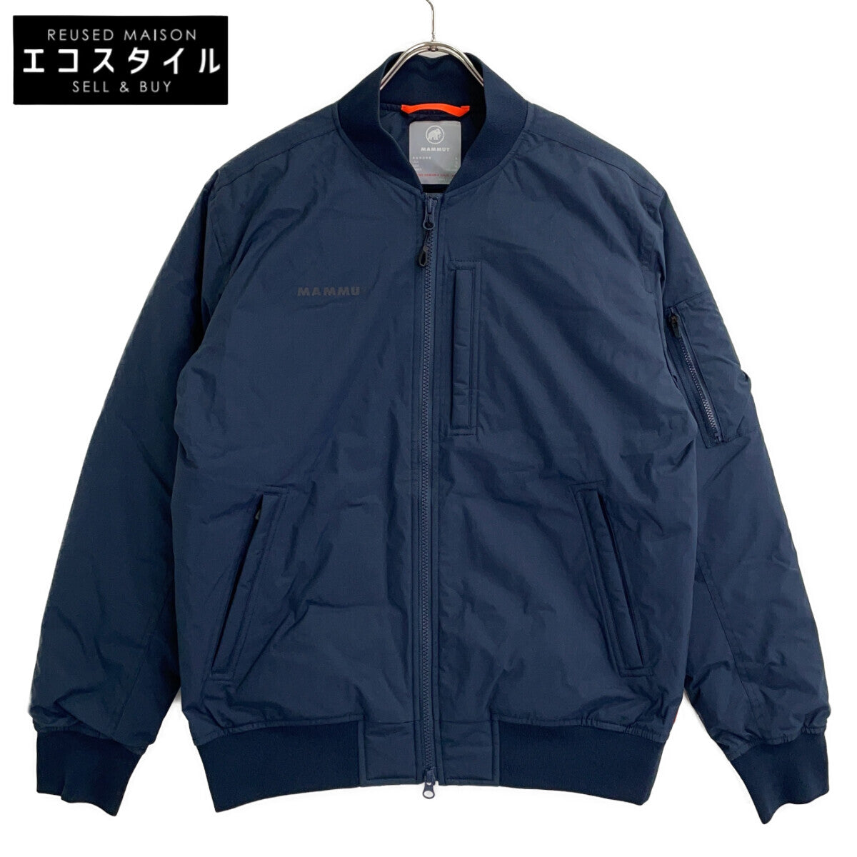 1013-03020 Navy Floeberg IN Bomber Asian Fit Down Jacket Jacket M Men's