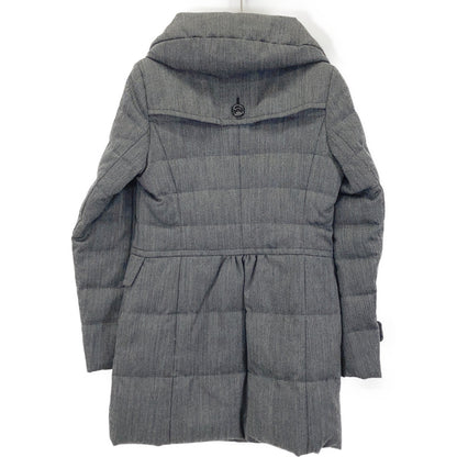 B1C21-648 Charcoal 100% Wool Down Coat Coat 38 Ladies