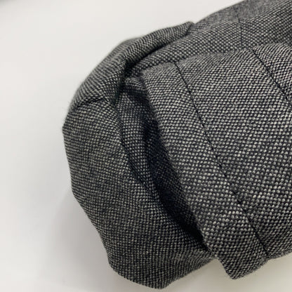 B1C21-648 Charcoal 100% Wool Down Coat Coat 38 Ladies