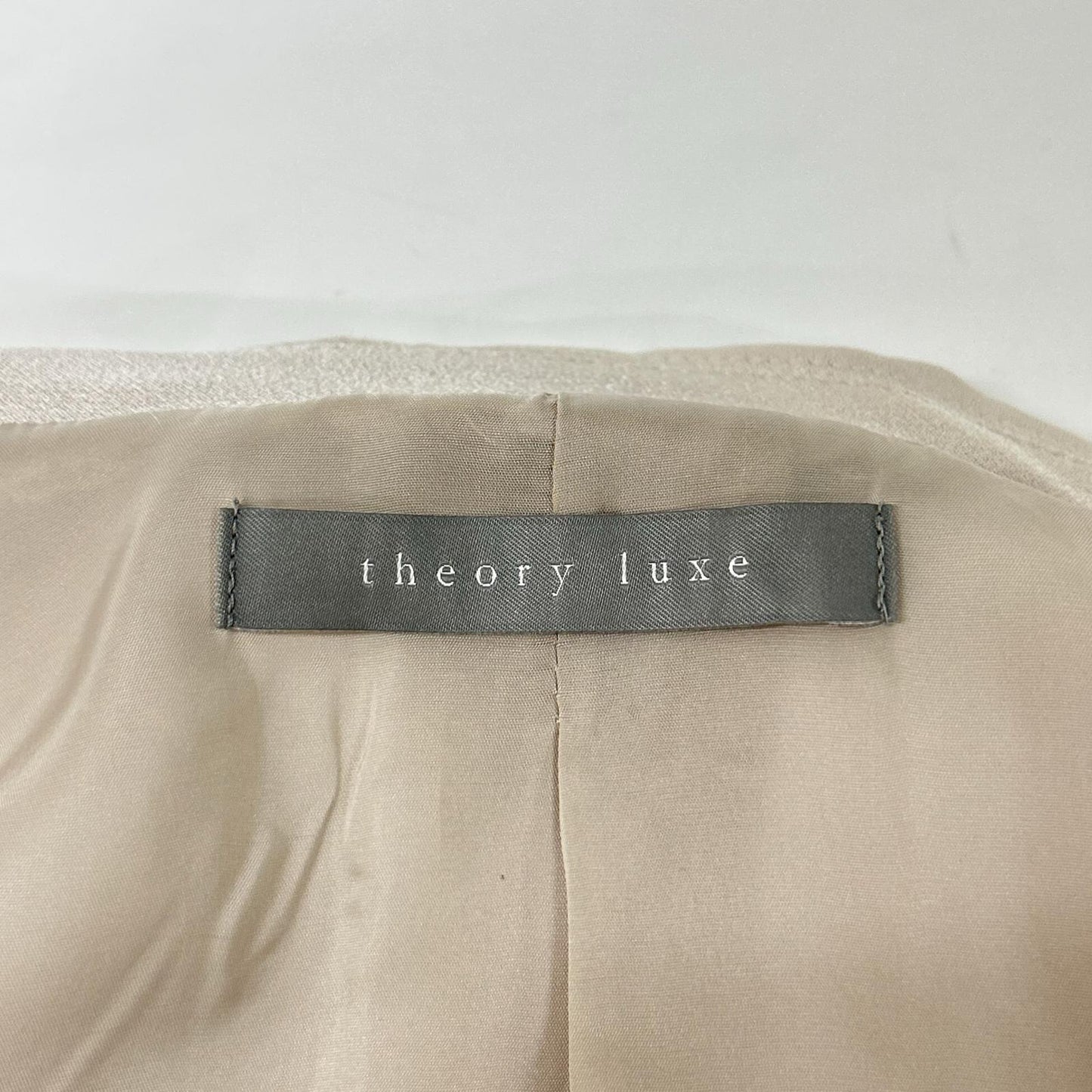 theory luxe セオリーリュクス 25SS 03-5104146 ベージュ トリアセテート CLEVEN CHOUETTE 1Bテーラードジャケット ジャケット