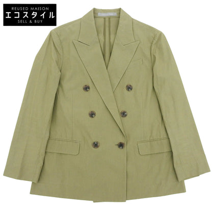 theory luxe セオリーリュクス 美品 コットン×ナイロン Harvey Carson Jacket ハーヴィーカーソン ジャケット カーキ 03-5204130 25SS ジャケット
