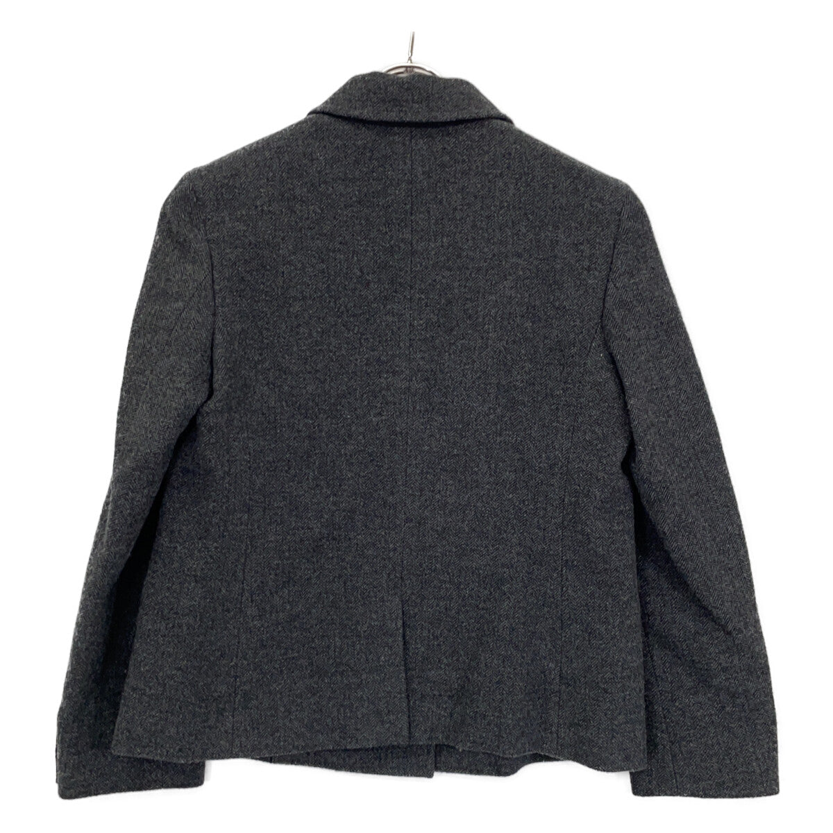 theory luxe セオリーリュクス 24AW 03-4304118 チャコール ウール混 ダブルブレストテーラードジャケット ジャケット