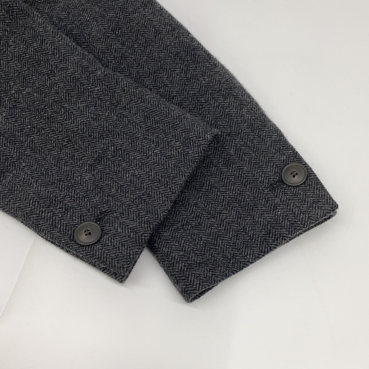 theory luxe 24AW 03-4304118 Charcoal wool-blend double-breasted tailored jacket Jacket