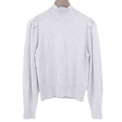 美品 羊毛 高领 长袖 针织衫 女士 灰色 32 24AW 03-4301718 上衣 32 女士